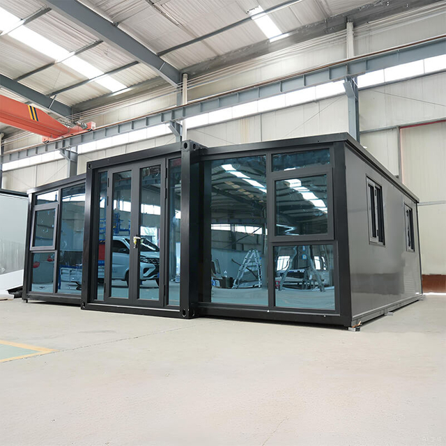 Casa expans&iacute;vel de asa dupla HS-20Ft com parede de grama